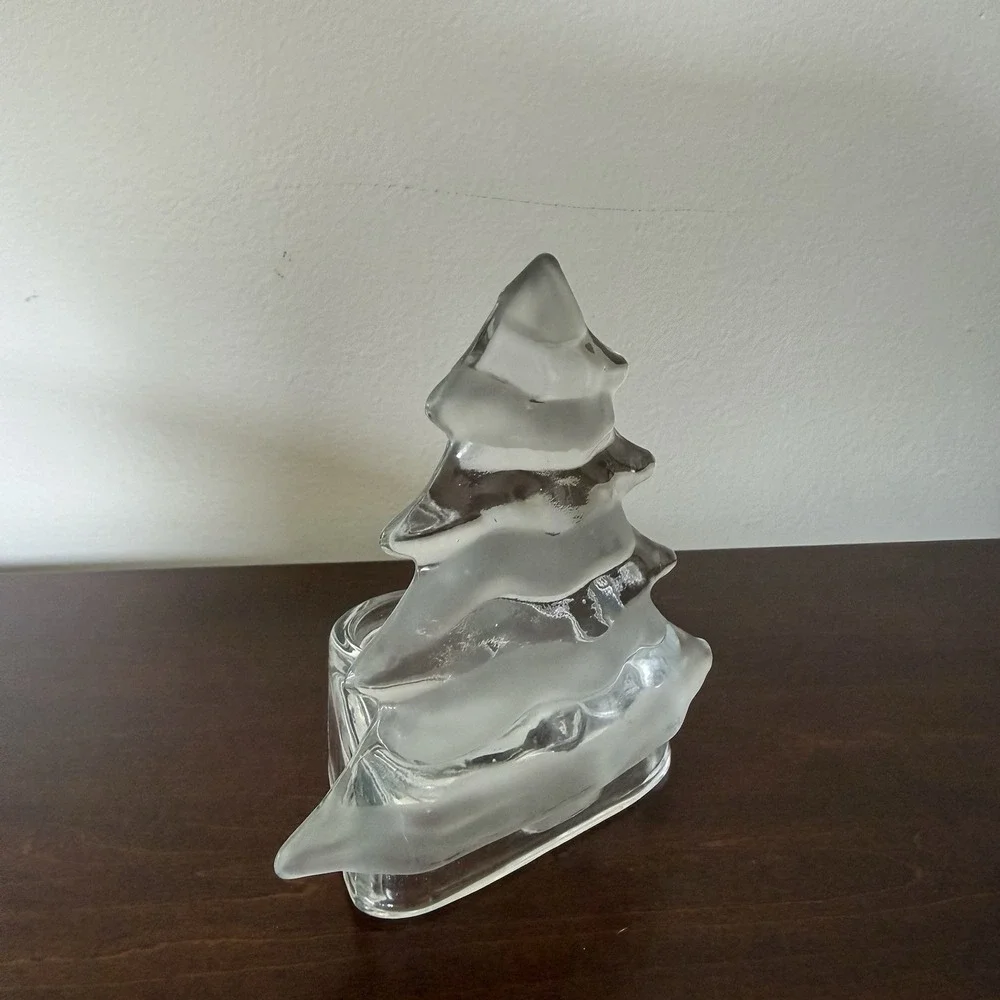Glass Tree Tea Light Holder 5